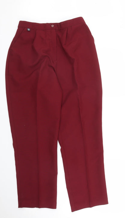 Queen Eleanor Womens Purple   Trousers  Size 10 L25 in