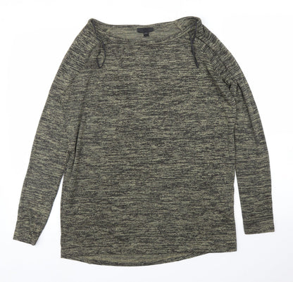 Womens UK Size 8 Topshop Green Basic Blouse