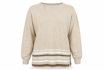 Womens UK Size 14 Principles Beige Pullover Jumper