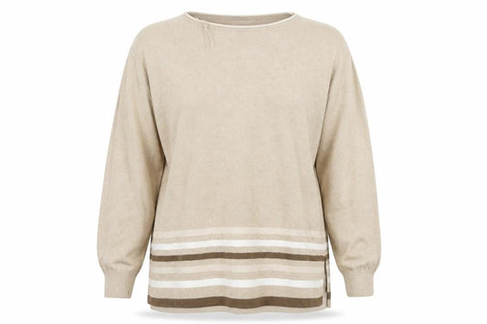 Womens UK Size 14 Principles Beige Pullover Jumper