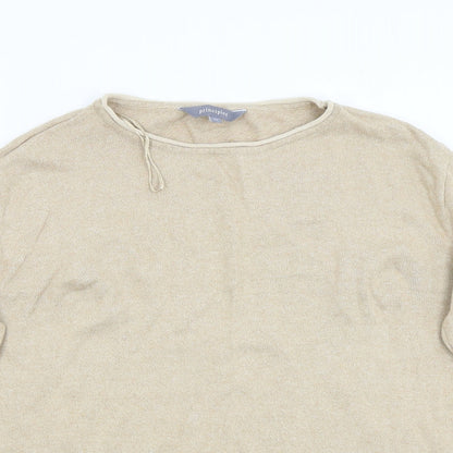 Womens UK Size 14 Principles Beige Pullover Jumper