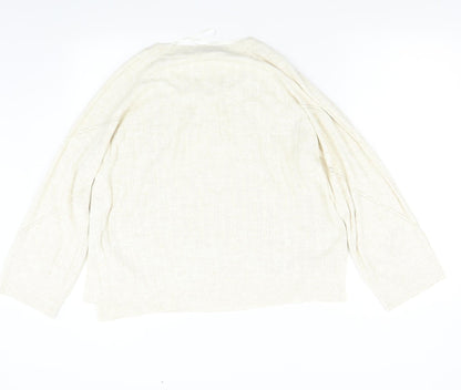 Womens UK Size M Only Beige Pullover Jumper