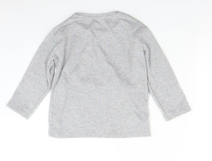 Primark Girls Grey   Pullover Sweatshirt Size 6-7 Years  - Unicorn