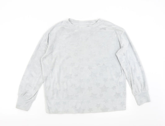 George Womens Grey  Fleece Pullover Jumper Size 8
