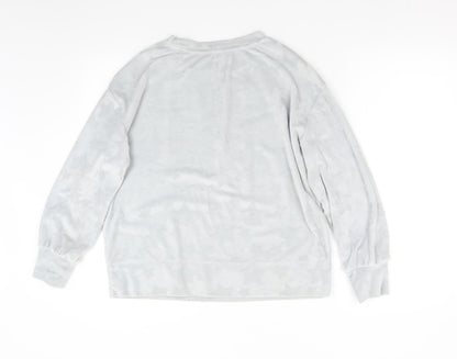 George Womens Grey  Fleece Pullover Jumper Size 8