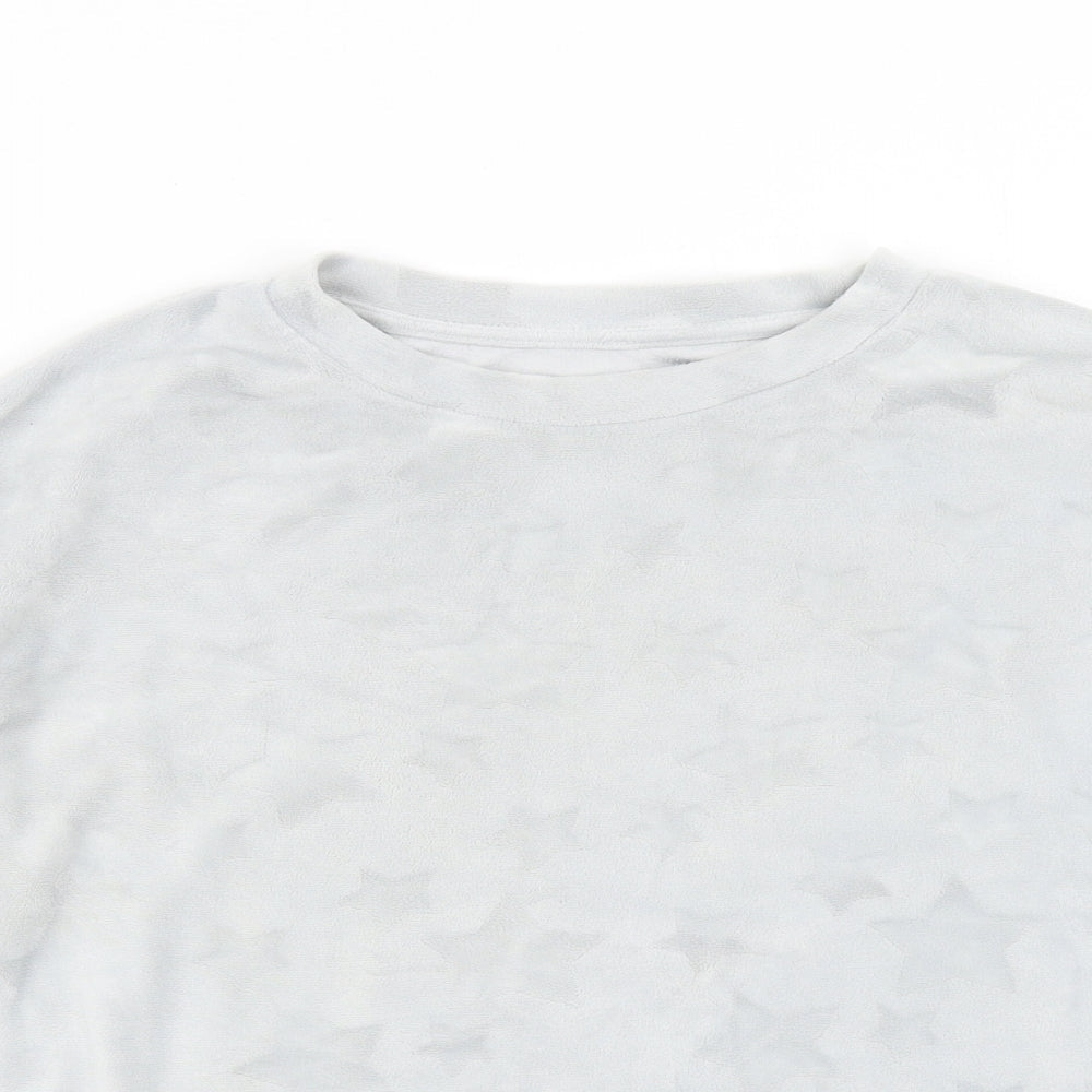 George Womens Grey  Fleece Pullover Jumper Size 8