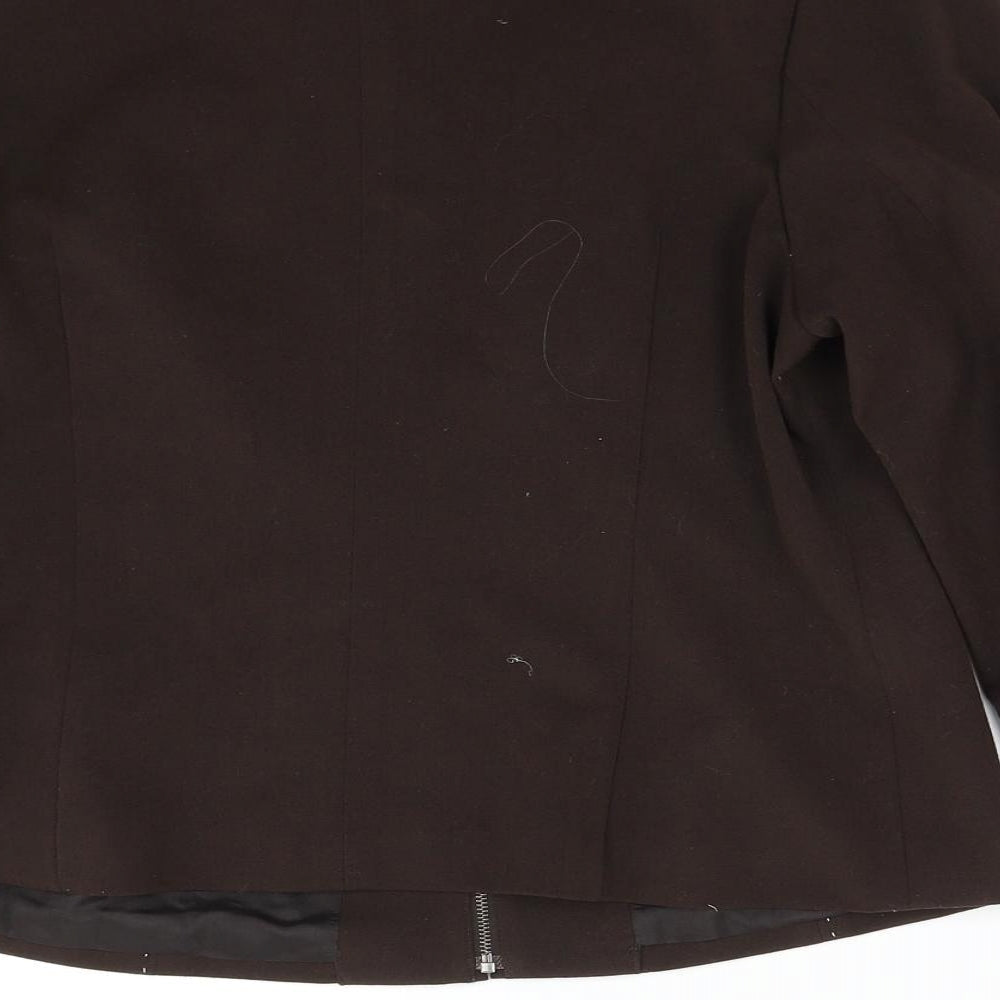 Draper's & Damon's Womens Brown   Jacket Suit Jacket Size S