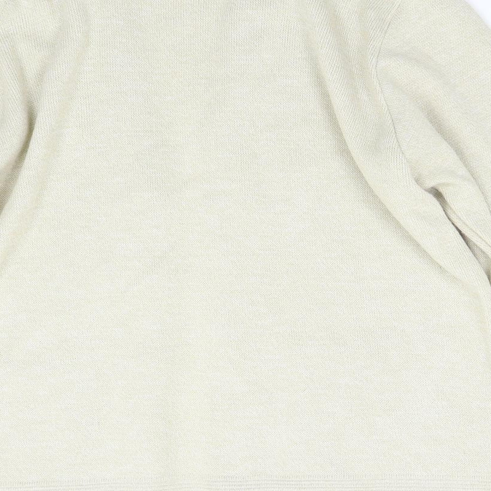 Womens UK Size M ME Beige Cardigan Jumper