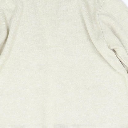 Womens UK Size M ME Beige Cardigan Jumper