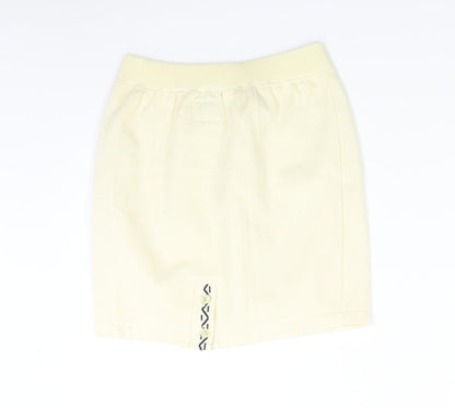 DASH Womens Ivory   Mini Skirt Size S