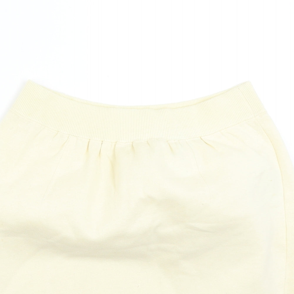 DASH Womens Ivory   Mini Skirt Size S