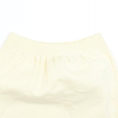 DASH Womens Ivory   Mini Skirt Size S