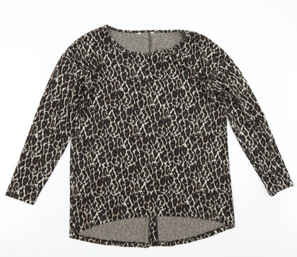 Womens UK Size 12 NEXT Brown Pullover Jumper