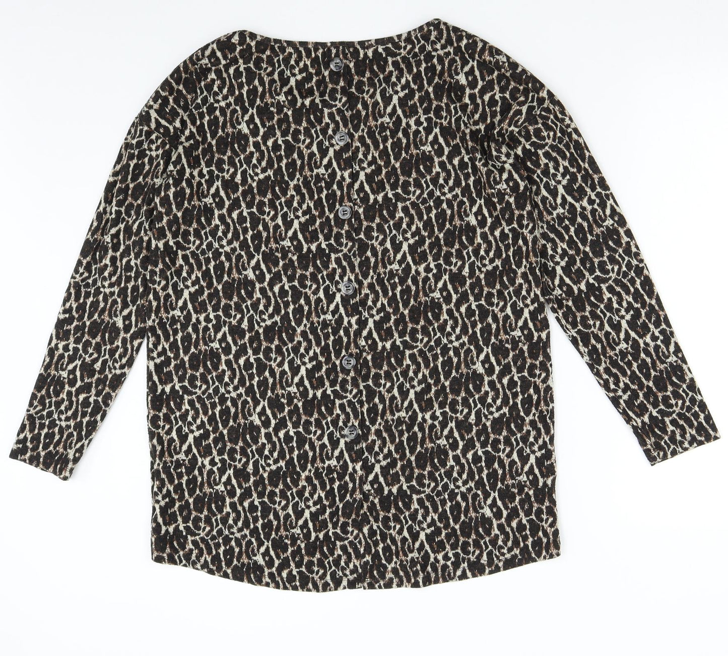 Womens UK Size 12 NEXT Brown Pullover Jumper
