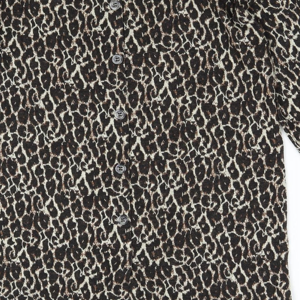 Womens UK Size 12 NEXT Brown Pullover Jumper