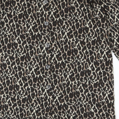 Womens UK Size 12 NEXT Brown Pullover Jumper