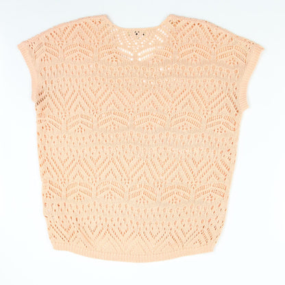 F&F Womens Orange  Knit Pullover Jumper Size 12