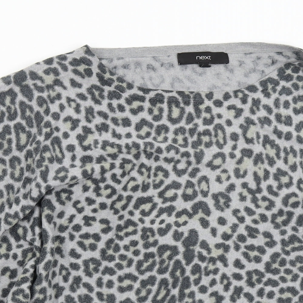 Womens UK Size M NEXT Grey Pullover Jumper