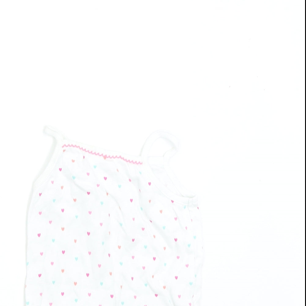 F&F Baby White   Babygrow One-Piece Size 24 Months