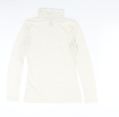 Womens UK Size S H&M Beige Basic T-Shirt