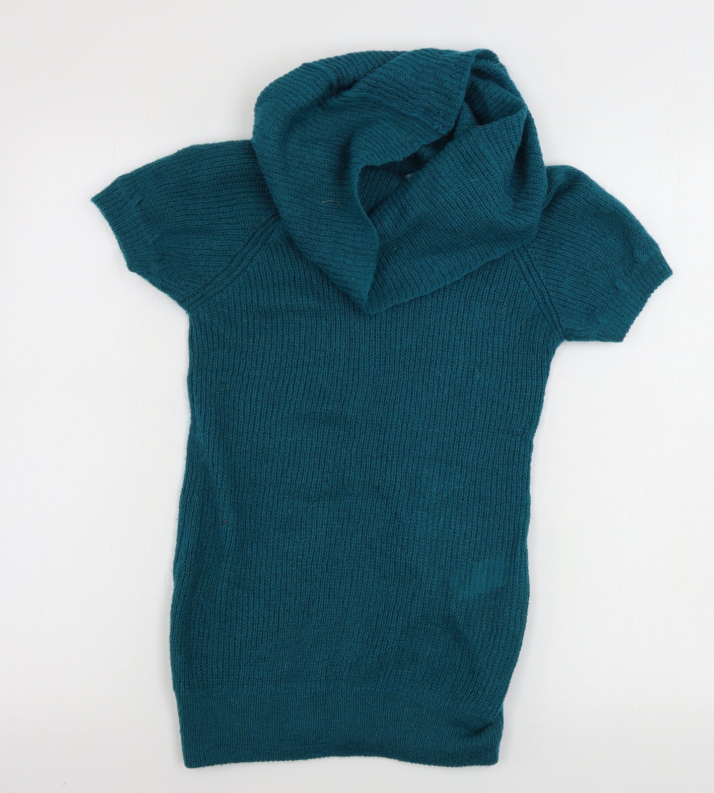 Womens UK Size 10 H&M Green Pullover Jumper