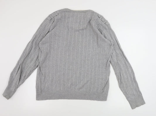 Dissident  Mens Grey   Pullover Jumper Size XL