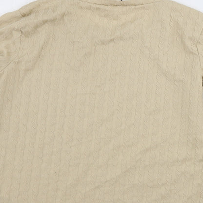 George  Womens Beige   Basic T-Shirt Size 14