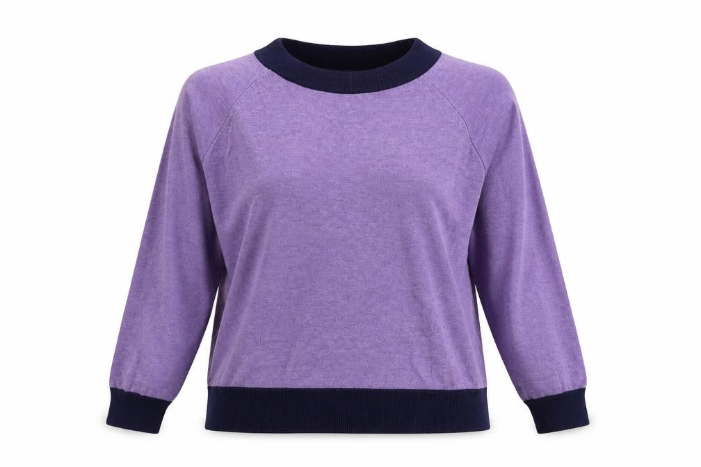 Womens UK Size 14 M&Co Purple Pullover Jumper