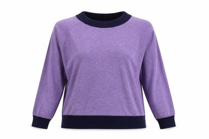 Womens UK Size 14 M&Co Purple Pullover Jumper