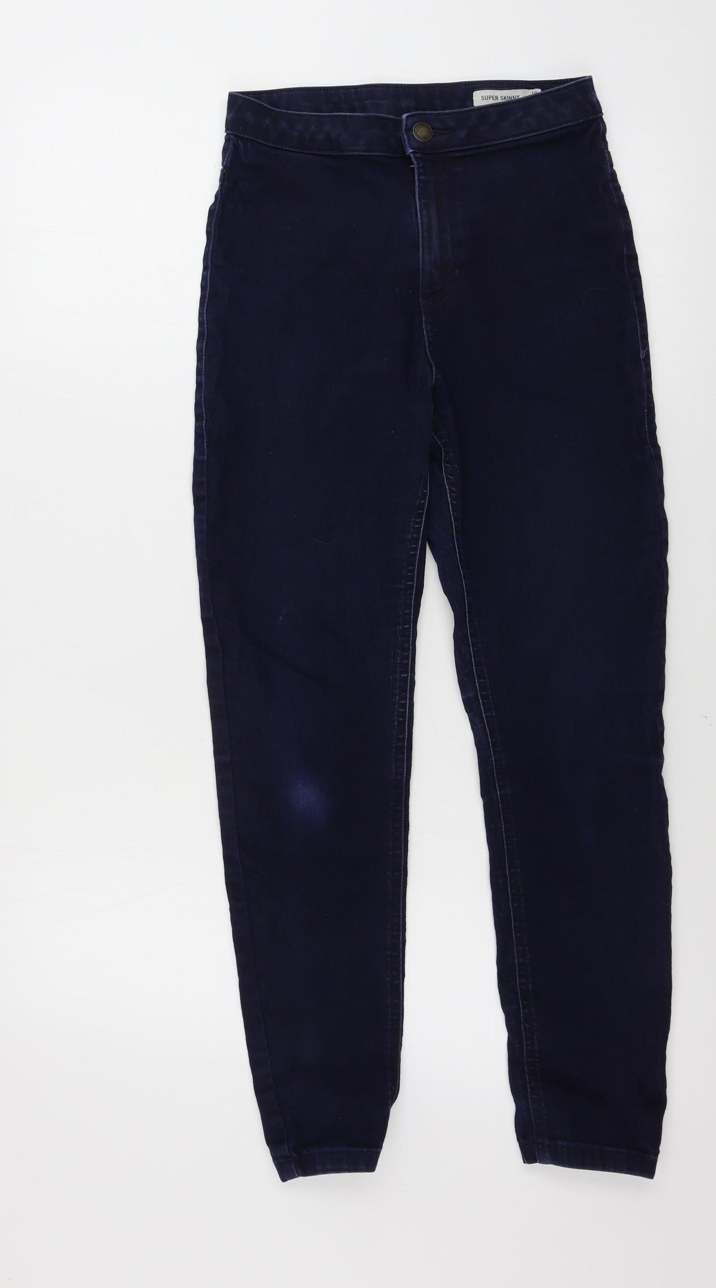 Womens UK Size 10 Marks and Spencer Regular Fit Skinny Blue Jeans