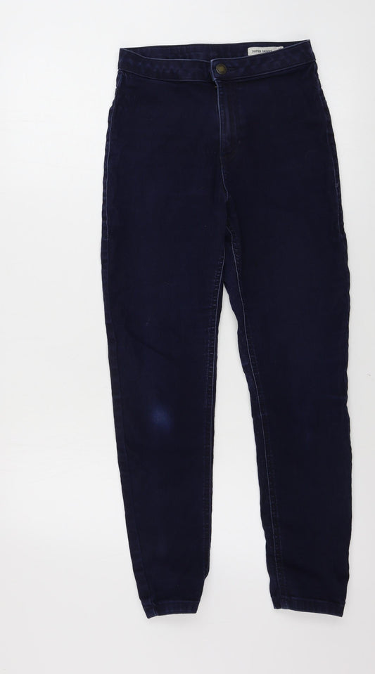 Womens UK Size 10 Marks and Spencer Regular Fit Skinny Blue Jeans