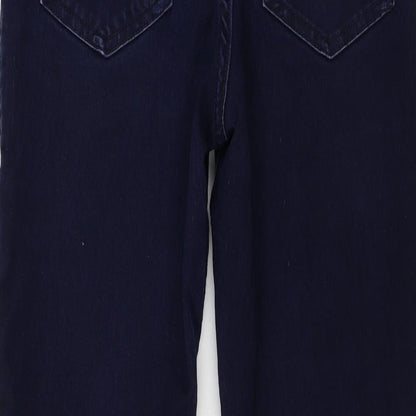 Womens UK Size 10 Marks and Spencer Regular Fit Skinny Blue Jeans