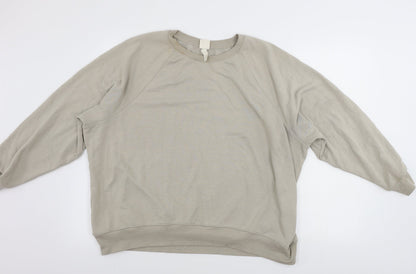 H&M  Mens Beige   Pullover Jumper Size XL