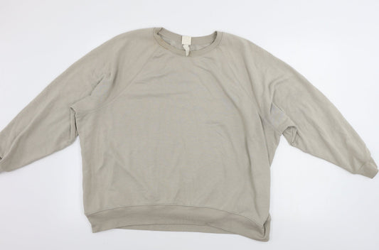 H&M  Mens Beige   Pullover Jumper Size XL