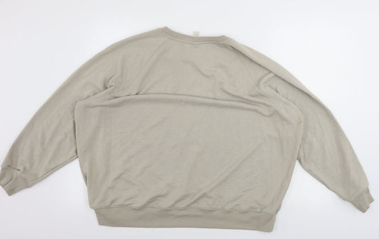 H&M  Mens Beige   Pullover Jumper Size XL