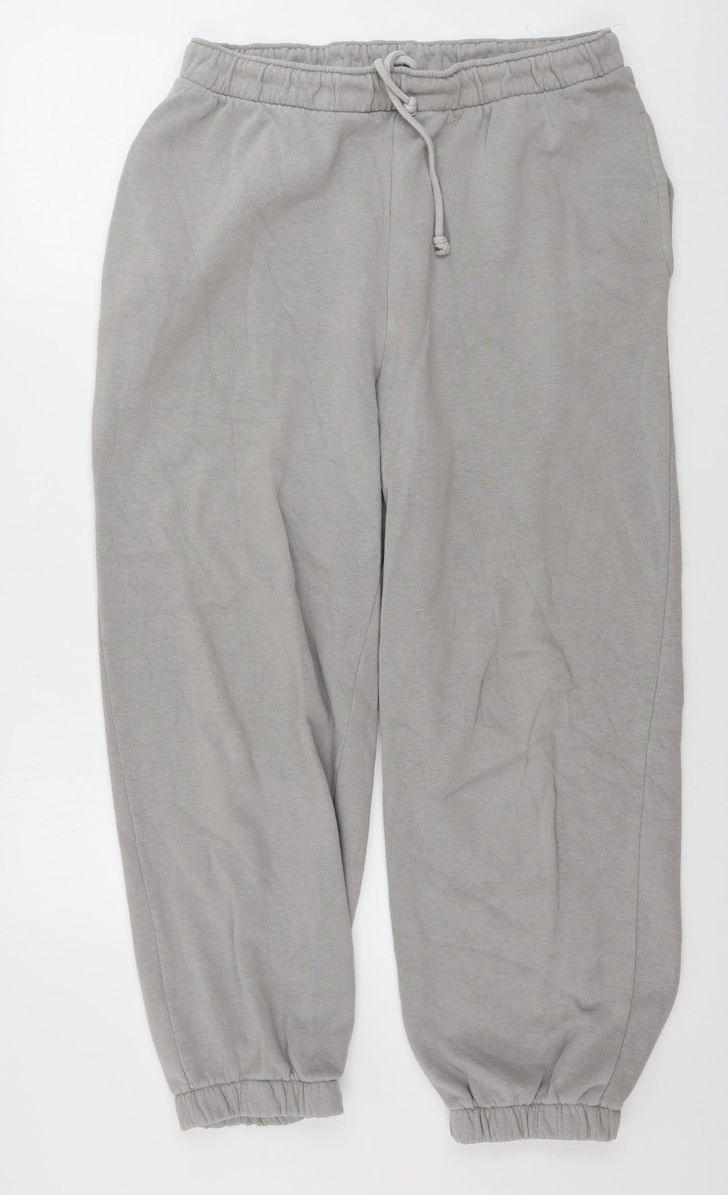 Womens UK Size M H&M Regular Fit Sweatpants Grey Trousers