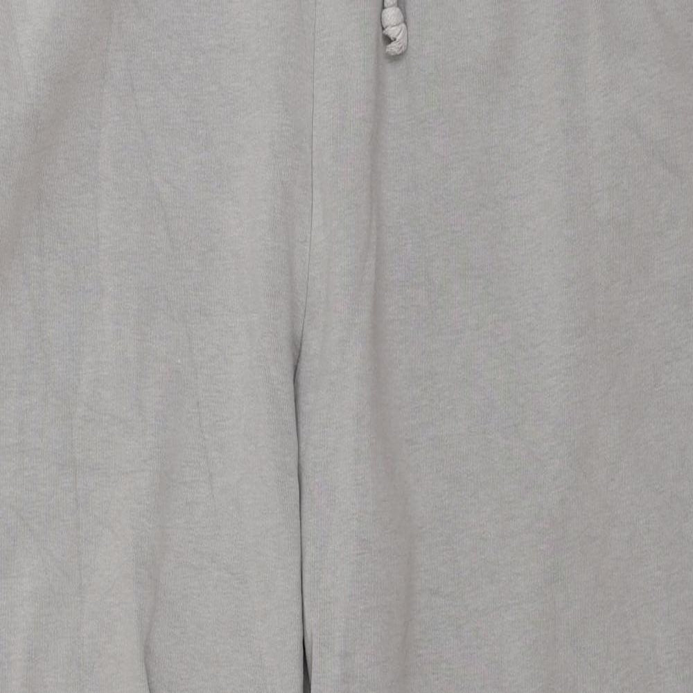 Womens UK Size M H&M Regular Fit Sweatpants Grey Trousers
