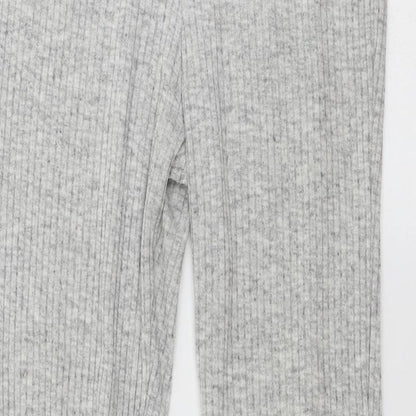 Womens UK Size 14 Topshop Regular Fit Sweatpants Grey Trousers