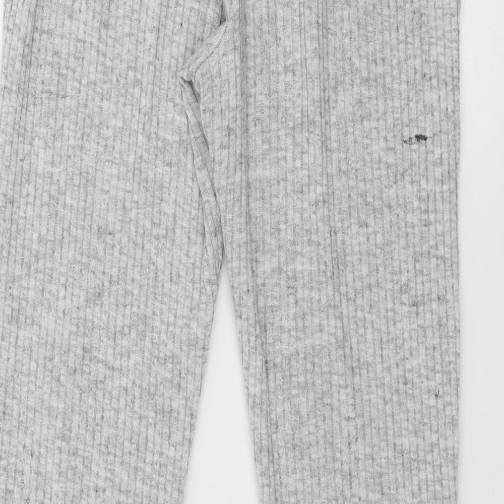 Womens UK Size 14 Topshop Regular Fit Sweatpants Grey Trousers