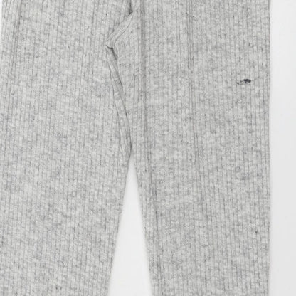 Womens UK Size 14 Topshop Regular Fit Sweatpants Grey Trousers