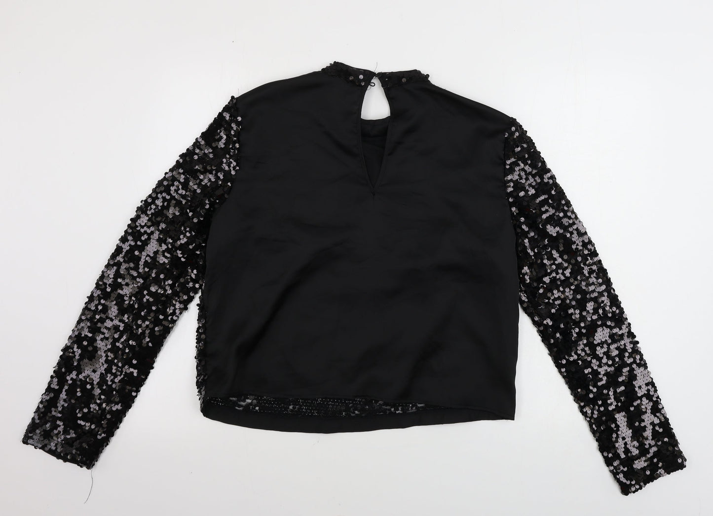 Womens UK Size 14 H&M Black Pullover Jumper
