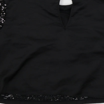 Womens UK Size 14 H&M Black Pullover Jumper