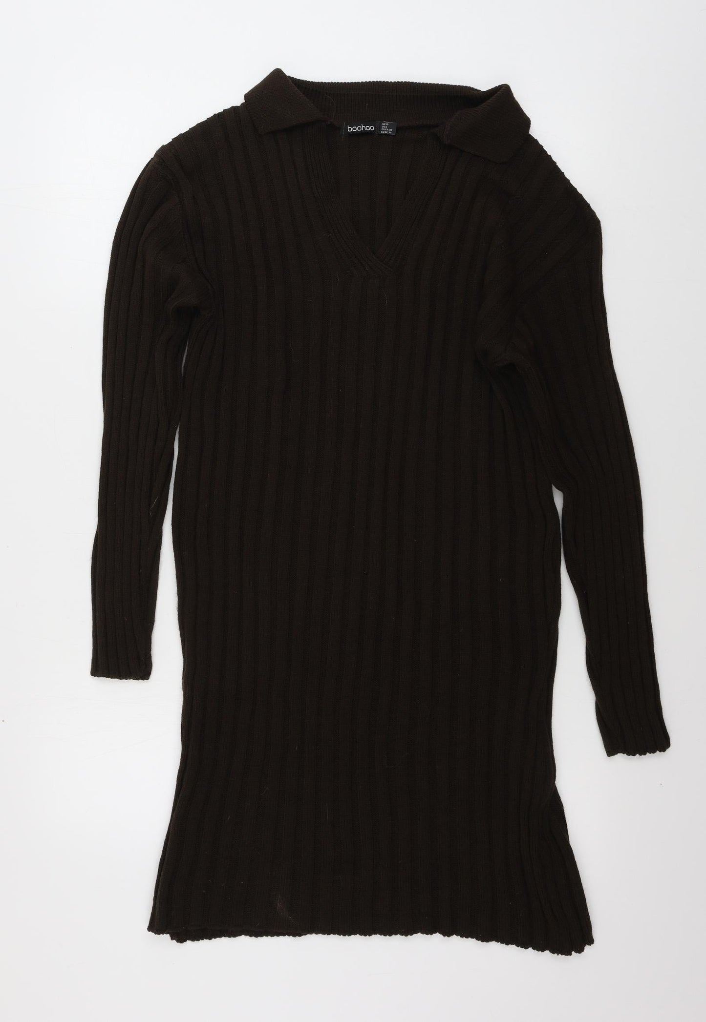 Boohoo  Womens Brown   A-Line  Size 10