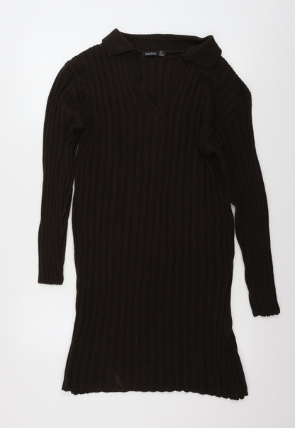 Boohoo  Womens Brown   A-Line  Size 10