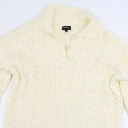 Womens UK Size S PRETTYLITTLETHING Ivory Pullover Jumper