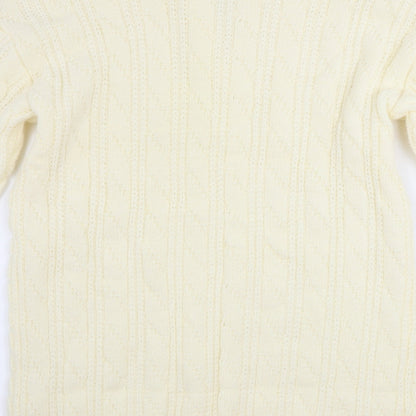 Womens UK Size S PRETTYLITTLETHING Ivory Pullover Jumper