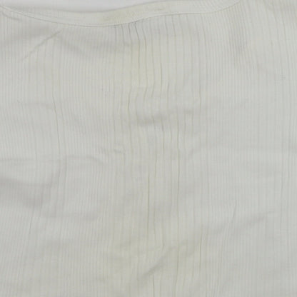 Collectables  Womens Ivory   Basic T-Shirt Size XL