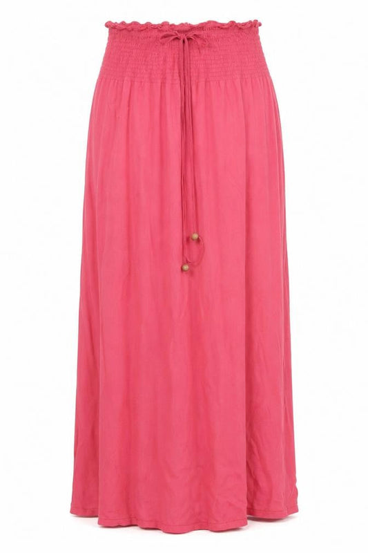 Front view of Primark women’s pink maxi, size UK 12