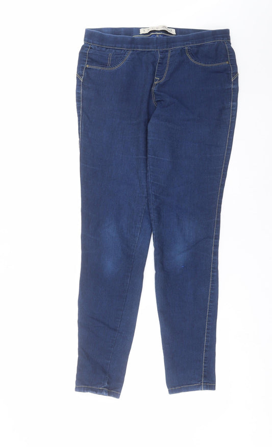 Primark Womens Blue  Denim Jegging Jeans Size 10 L30 in