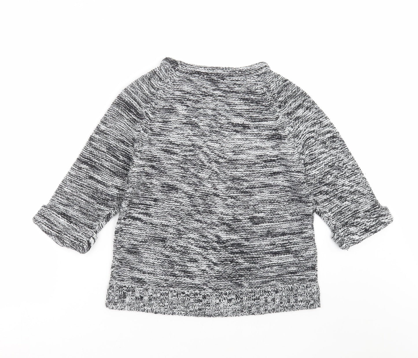 F&F Womens Grey  Knit Pullover Jumper Size 12